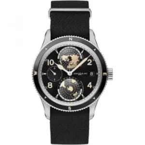 Image of Mens Mont Blanc 1858 Geosphere World Timer Automatic Watch