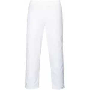 Image of Portwest 2208 - White Food Industry Baker Trousers sz XSmall Regular - White