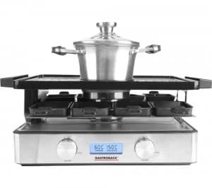 Image of Gastroback Design 42562 Advanced Plus Raclette Fondue Set - Silver