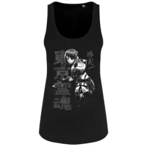 Image of Tokyo Spirit Womens/Ladies Katsumi Monochrome Vest Top (XL) (Black)