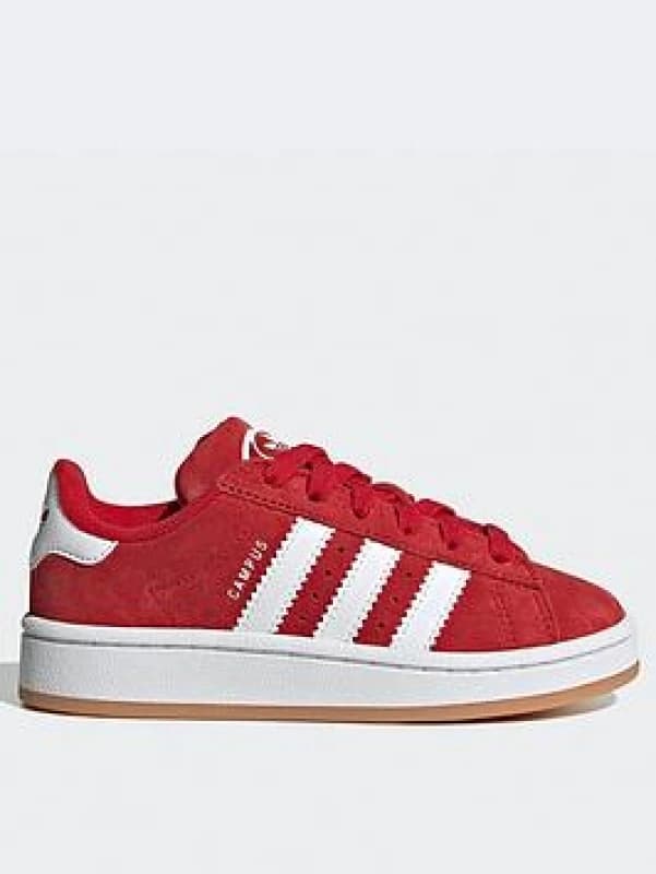 Image of adidas red campus 00s Boys Junior trainers Red UK 11 (EU 29)