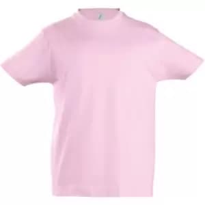Image of SOLS Kids Unisex Imperial Heavy Cotton Short Sleeve T-Shirt (10yrs) (Medium Pink)