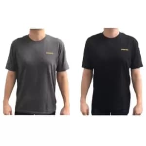 Image of Stanley Clothing T-Shirt Twin Pack Grey & Black - L