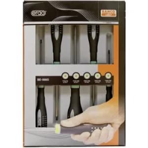 Image of Bahco Ergo Workshop Screwdriver set 5 Piece Star