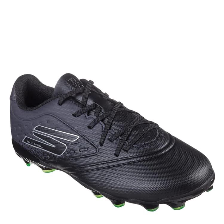 Image of Skechers Razor Juniors Firm Ground Football Boots - Black 1(33.5)
