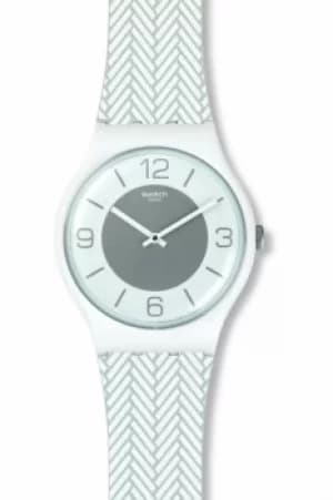 Image of Unisex Swatch White Glove Watch SUOW131