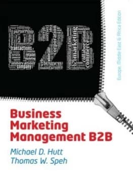 Image of Business Marketing Management by Thomas Speh Paperback