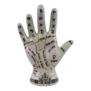 Image of Ceramic Crackle Phrenology Hand