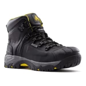 Image of AS803 Waterproof Wide Fit Safety Boots Black Size 11