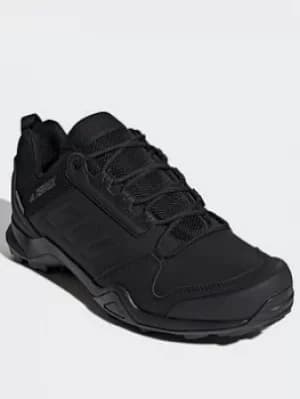 Image of adidas Terrex Ax3 Beta Climawarm Hiking Shoes, Black/Grey, Size 8, Men