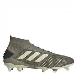 Image of adidas Predator 19.1 Football Boots Soft Ground - LegGreen/Sand