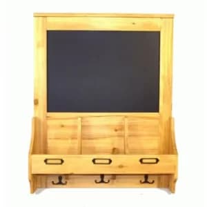Image of Chalkboard with hooks and Post Space 47 x 10 x 59cm
