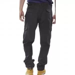 Image of B-Click Workwear Black 30 Combat Trousers NWT2996-30