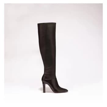 Image of Reiss Cressida Boots - Black Stretch