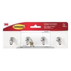 Image of Command Key Rail with Hooks Quartz 1 Rail6 Strips HOM 18Q ES