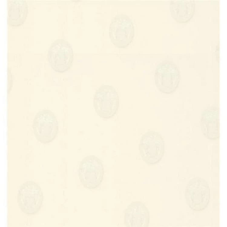 Image of As Creation White Medusa Head Vinyl Non Woven Wallpaper Paste The Wall