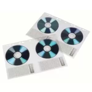 Image of Hama 00078352 optical disc case Sleeve case 2 discs Transparent