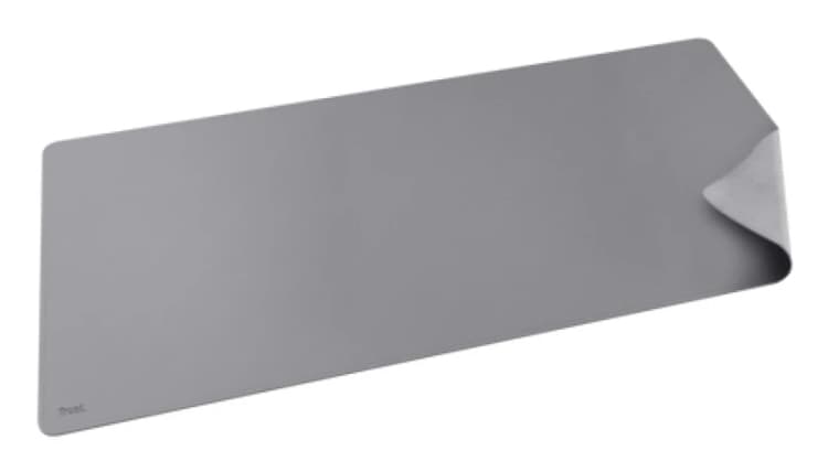 Image of Trust Benya XXL desk pad Polyvinyl chloride (PVC) Grey