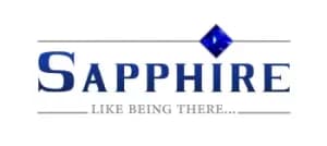 Image of Sapphire AV 2.7m recessed in ceiling screen in 16:10 projection...