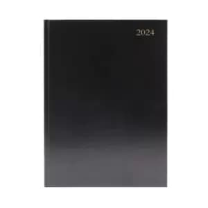 Image of Desk Diary 2 DPP A5 Black 2024 KFA52BK24
