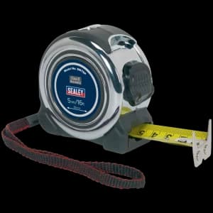 Image of Sealey Professional Tape Measure Imperial & Metric 16ft / 5m 25mm