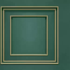 Image of Belgravia Decor Forbidden Fruit Panel Green/Gold Wallpaper