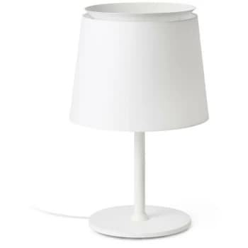 Image of Faro SAVOY - Table Lamp Round Tapered White, E27