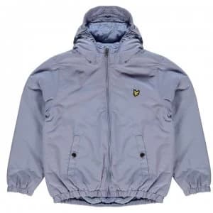Image of Lyle and Scott Zip Hooded Jacket - Mid Blue