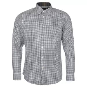 Image of Barbour Mens Padshaw Tailored Shirt Green Small
