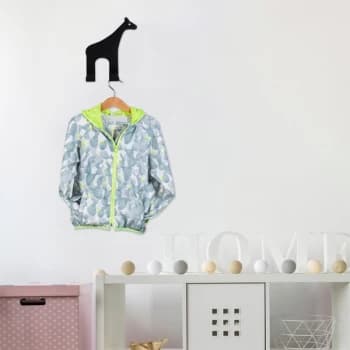 Image of Giraffe - Black Metal Wall Hook