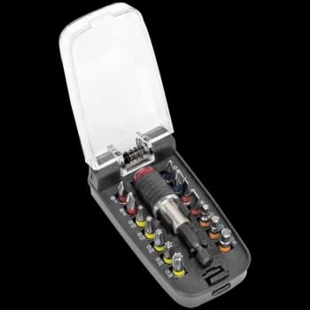 Image of Sealey 15 Piece Colour Coded Screwdriver Bit Set