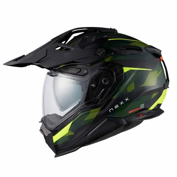 Image of Nexx X.WED3 Trailmania Green Neon Matt Adventure Helmet Size XS