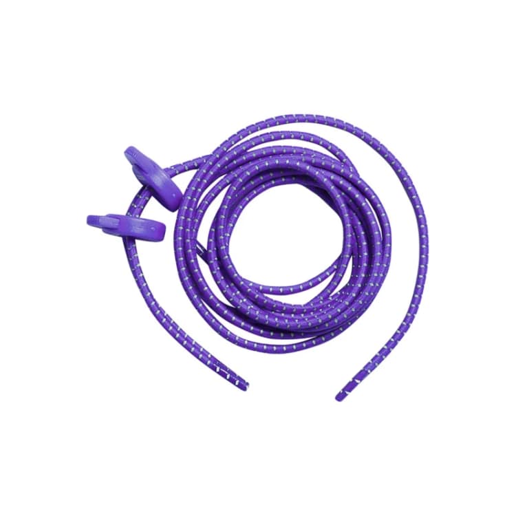 Image of Elastic Shoe Laces - Purple Purple One Size