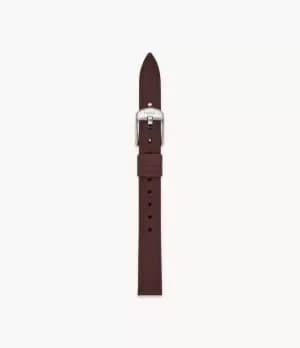 Image of Fossil Women 12mm Dark Brown Eco Leather Strap