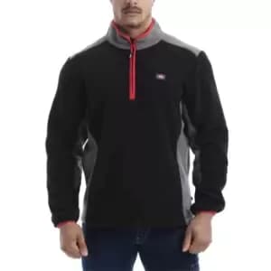 Image of Lee Cooper Half Zip Fleece Mens - Black