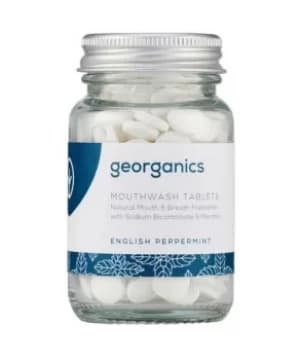 Image of Georganics English Peppermint Mouthwash Tablets 180Pcs