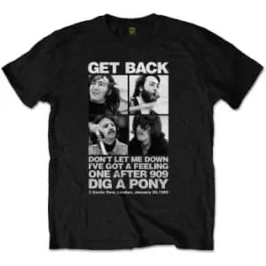 Image of The Beatles - 3 Savile Row Unisex XX-Large T-Shirt - Black