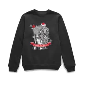 Image of Star Wars Holiday Friends Christmas Jumper - Black - 3XL