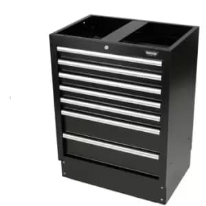 Image of 31706 bunker Modular 7 Drawer Floor Cabinet 680mm - Draper
