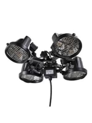 Image of Zinc Radiant Ruby 4 x 450W Parasol Heater