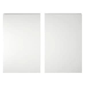 Image of Cooke Lewis Appleby High Gloss White Larder door W600mm Set of 2