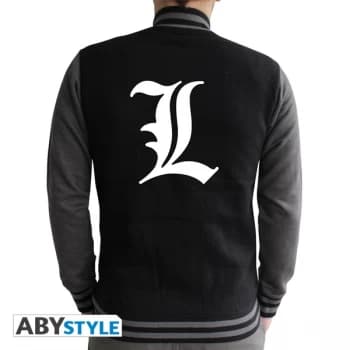 Image of Death Note - L Symbol Mens Large Hoodie - Black