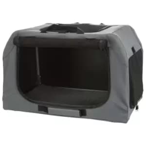 Image of Trixie Dog Transport Box Easy Soft S/M Grey