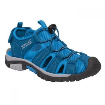 Image of Regatta Westshore Junior Closed Toe Sandal - Petrl/BlAstr