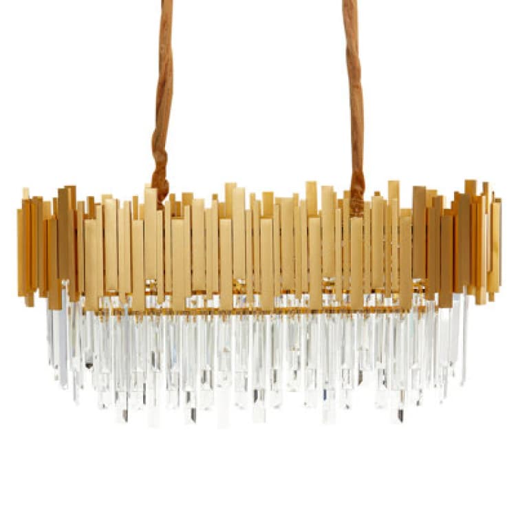 Image of Beliani Chandelier Garcia Metal Gold