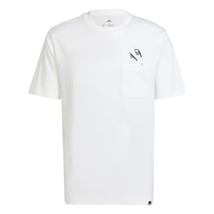 Image of adidas Graphic Logo T-Shirt Mens White Slider male S