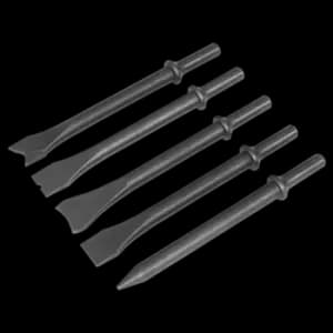 Image of Sealey Air Hammer Chisel Set 5pc 170mm .401" Shank