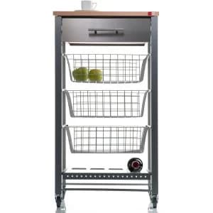 Image of Hahn April Beech Kitchen Trolley