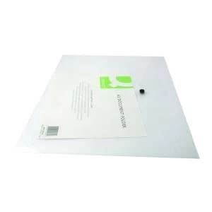 Image of Q-Connect Polypropylene Document Folder A3 Clear Pack of 12 KF02464