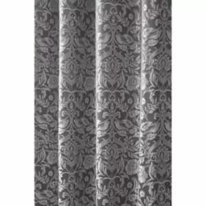 Image of Emma Barclay Eden Eyelet Curtain 46 X 54 Silver (pair)